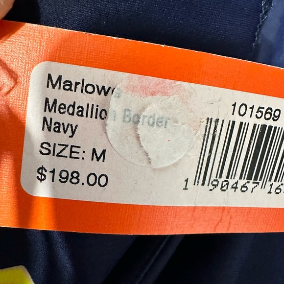 Jude Connally Women’s Marlowe Shift Dress Navy Medallion Border Long sle… - Picture 14 of 15